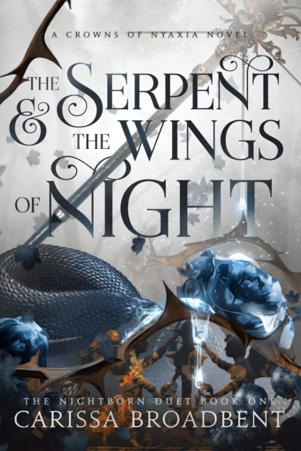 Cover of The Serpent and the Wings of Night (Crowns of Nyaxia, #1)
