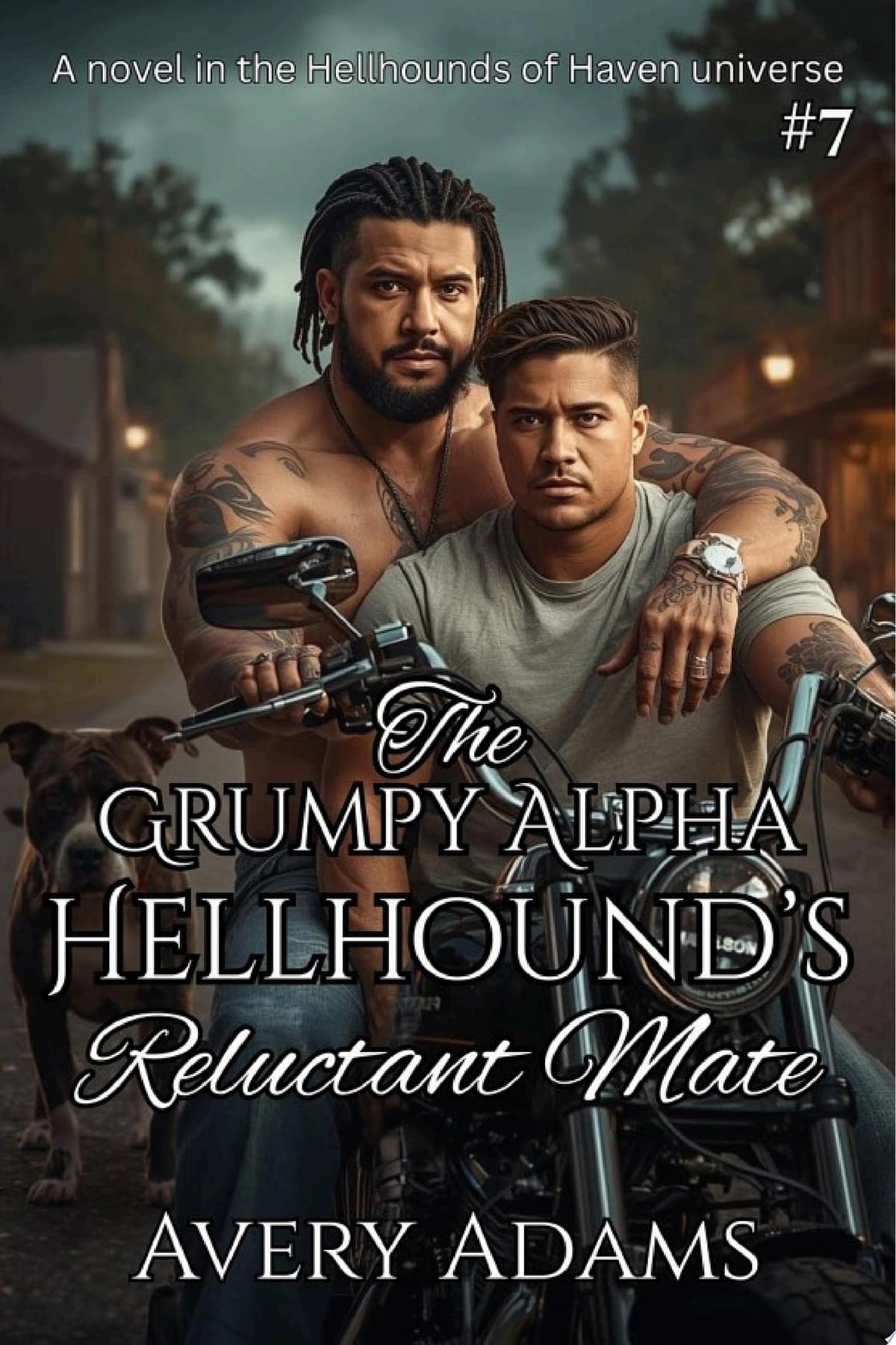 Cover of The Grumpy Alpha Hellhound's Reluctant Mate