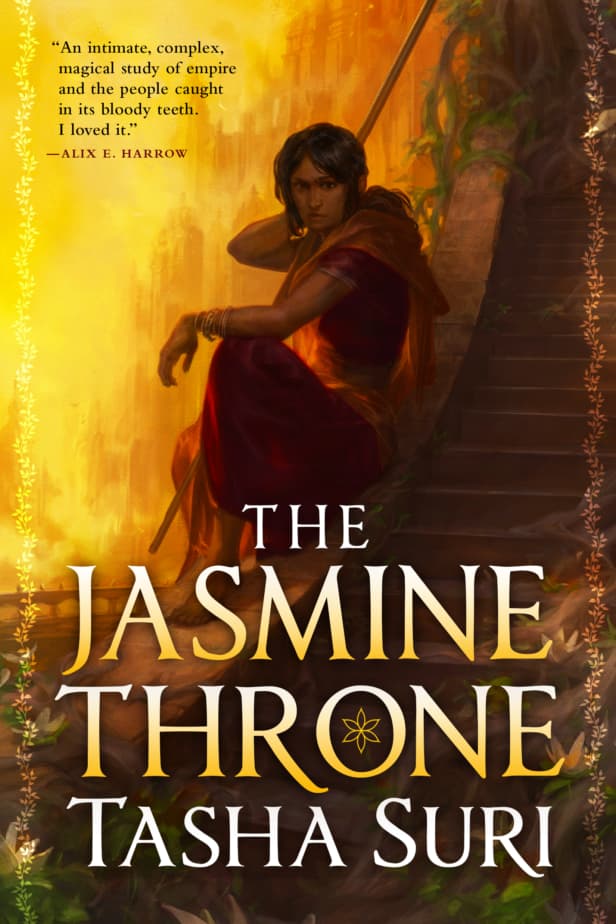 Cover of The Jasmine Throne (The Burning Kingdoms, #1)