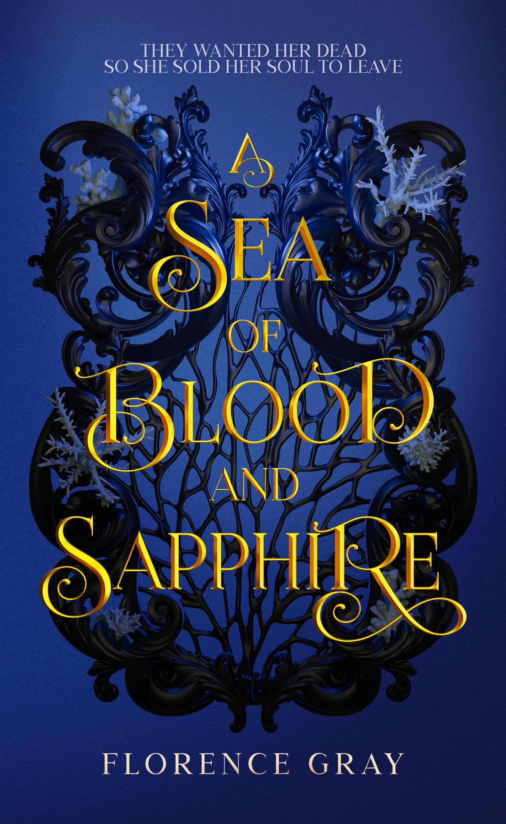 Cover of A Sea of Blood and Sapphire (The Crystal Seas)