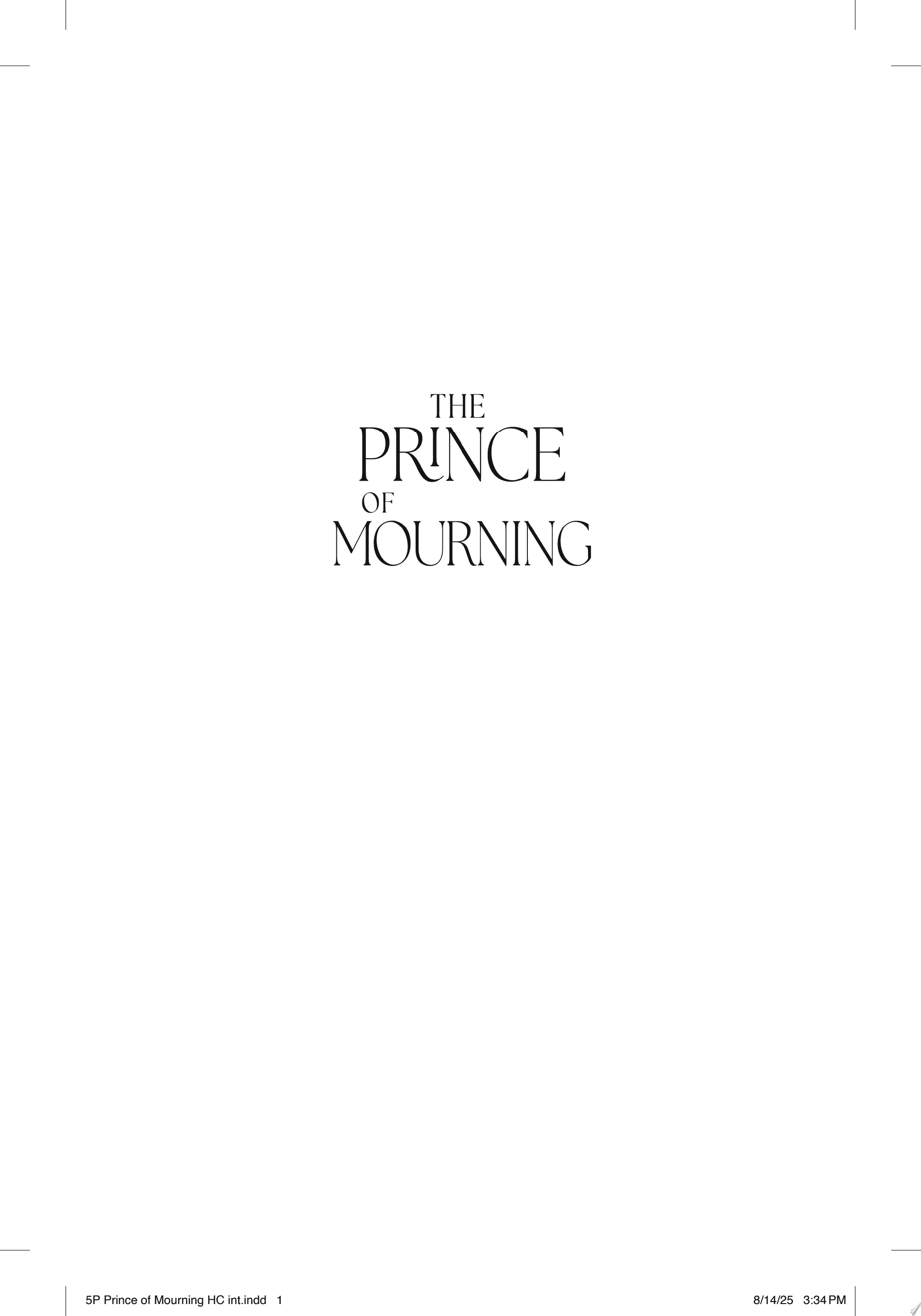Cover of The Prince of Mourning