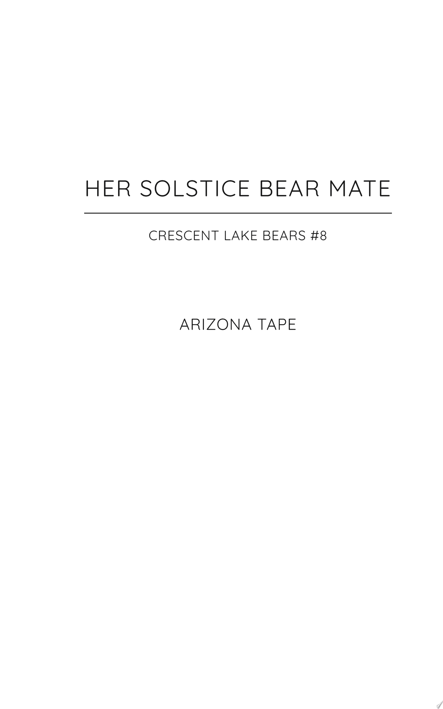 Cover of Her Solstice Bear Mate