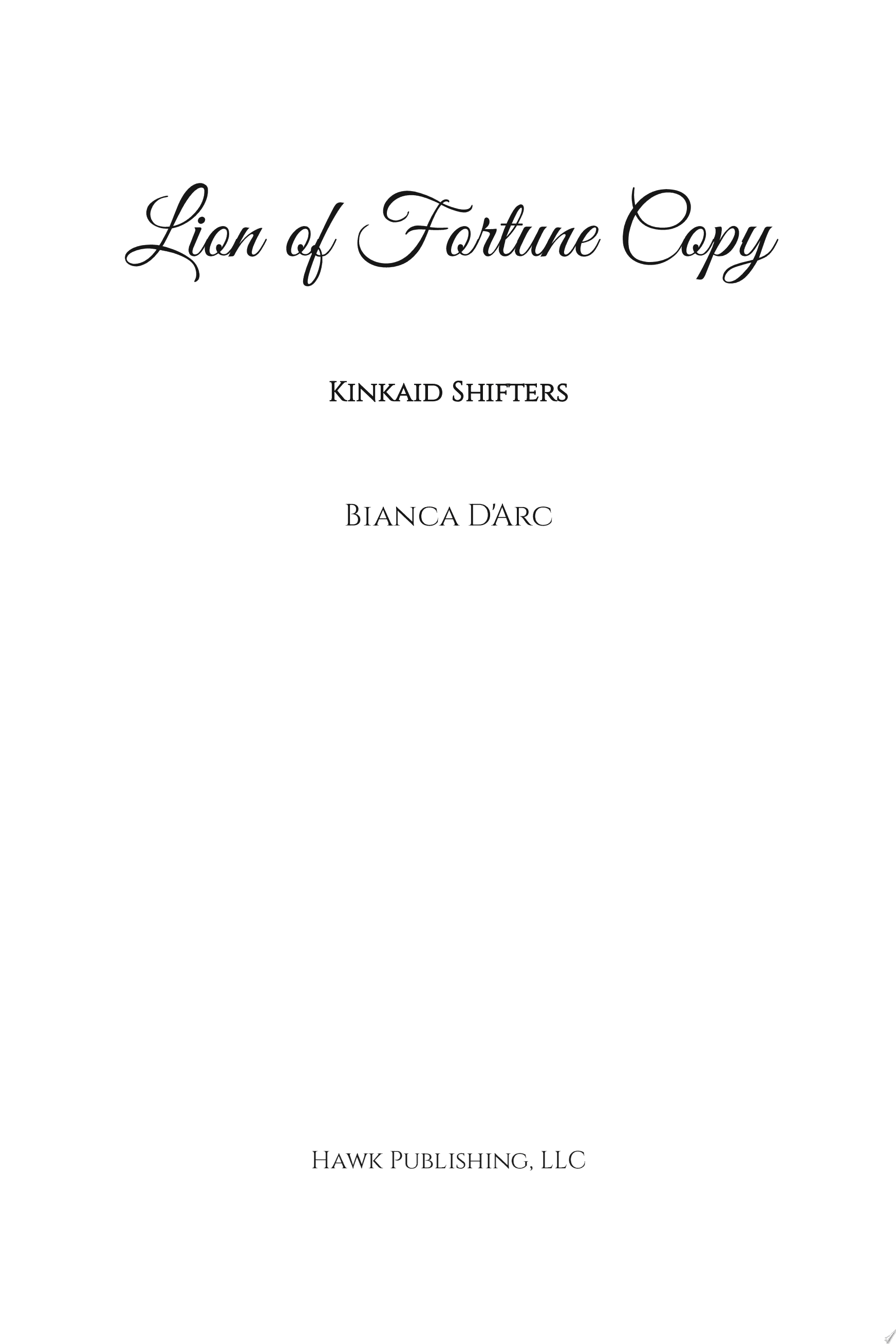 Cover of Lion of Fortune