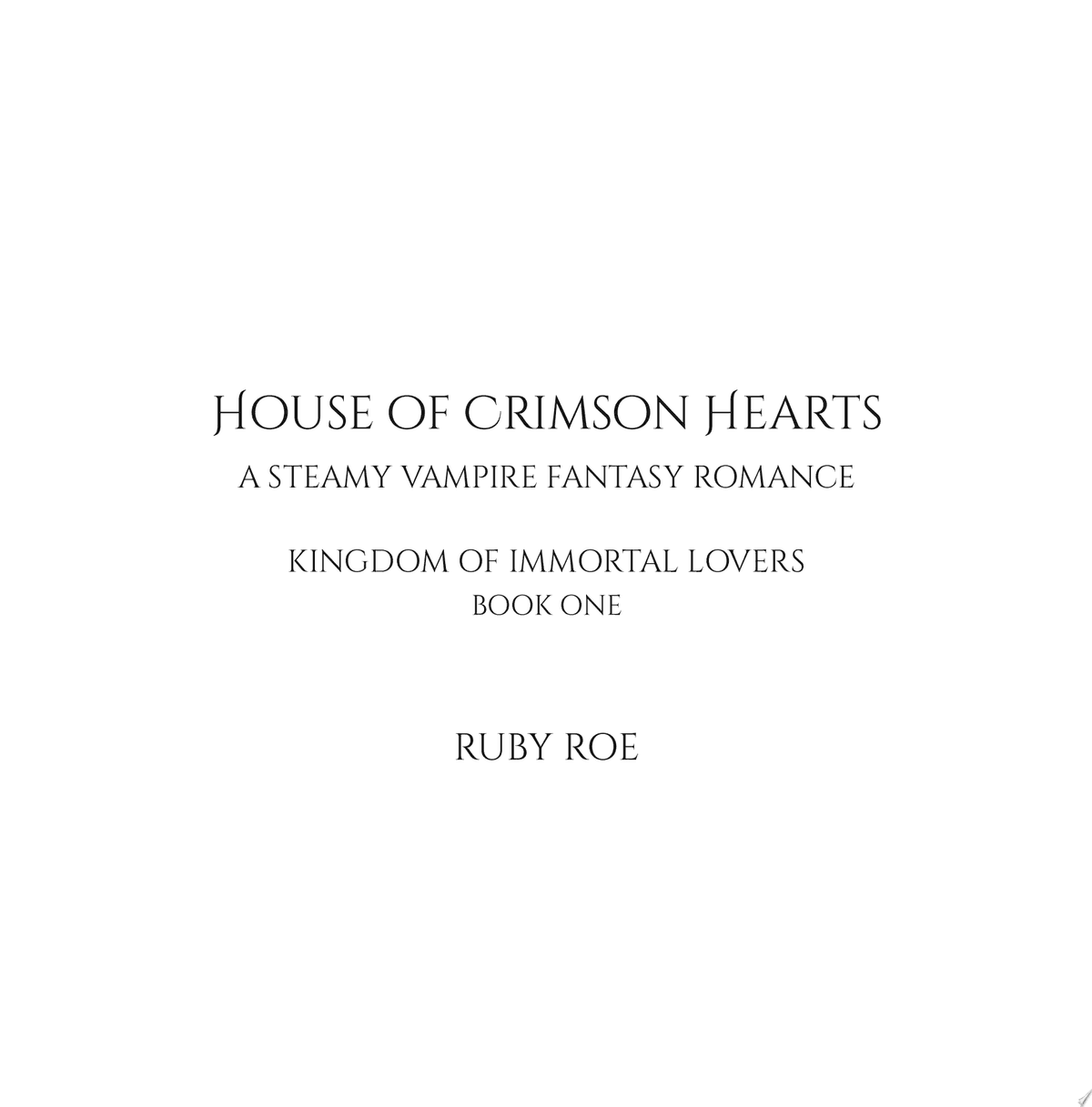 Cover of House of Crimson Hearts
