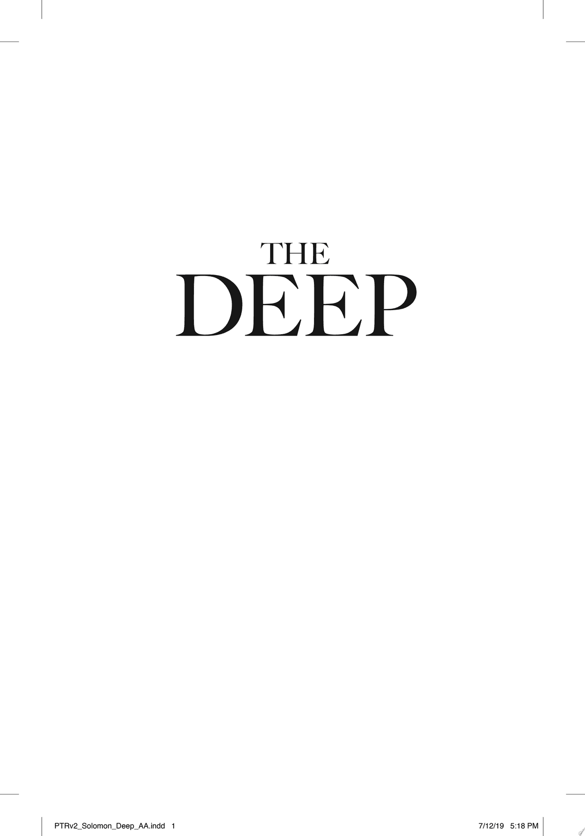 Cover of The Deep