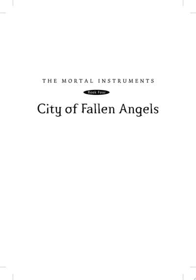Cover of City of Fallen Angels