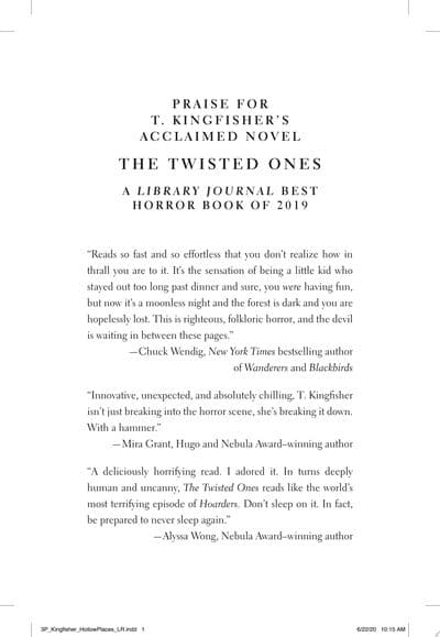 Cover of The Hollow Places