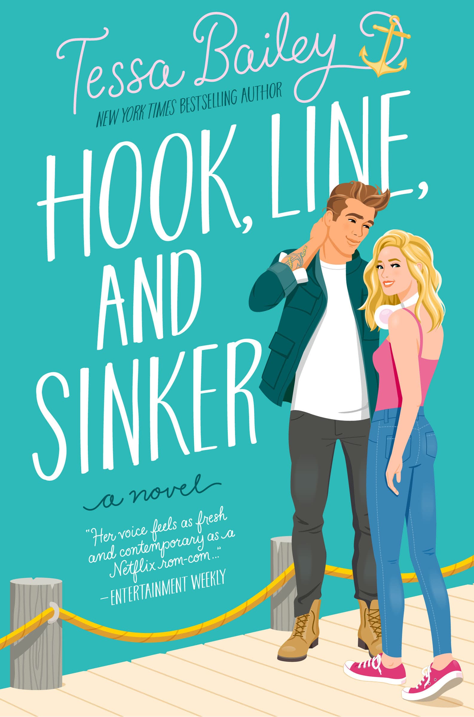 Cover of Hook, Line, and Sinker (Bellinger Sisters, #2)