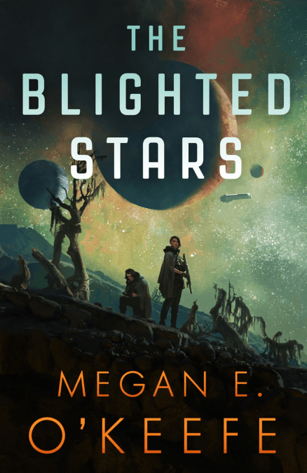 Cover of The Blighted Stars (The Devoured Worlds, #1)