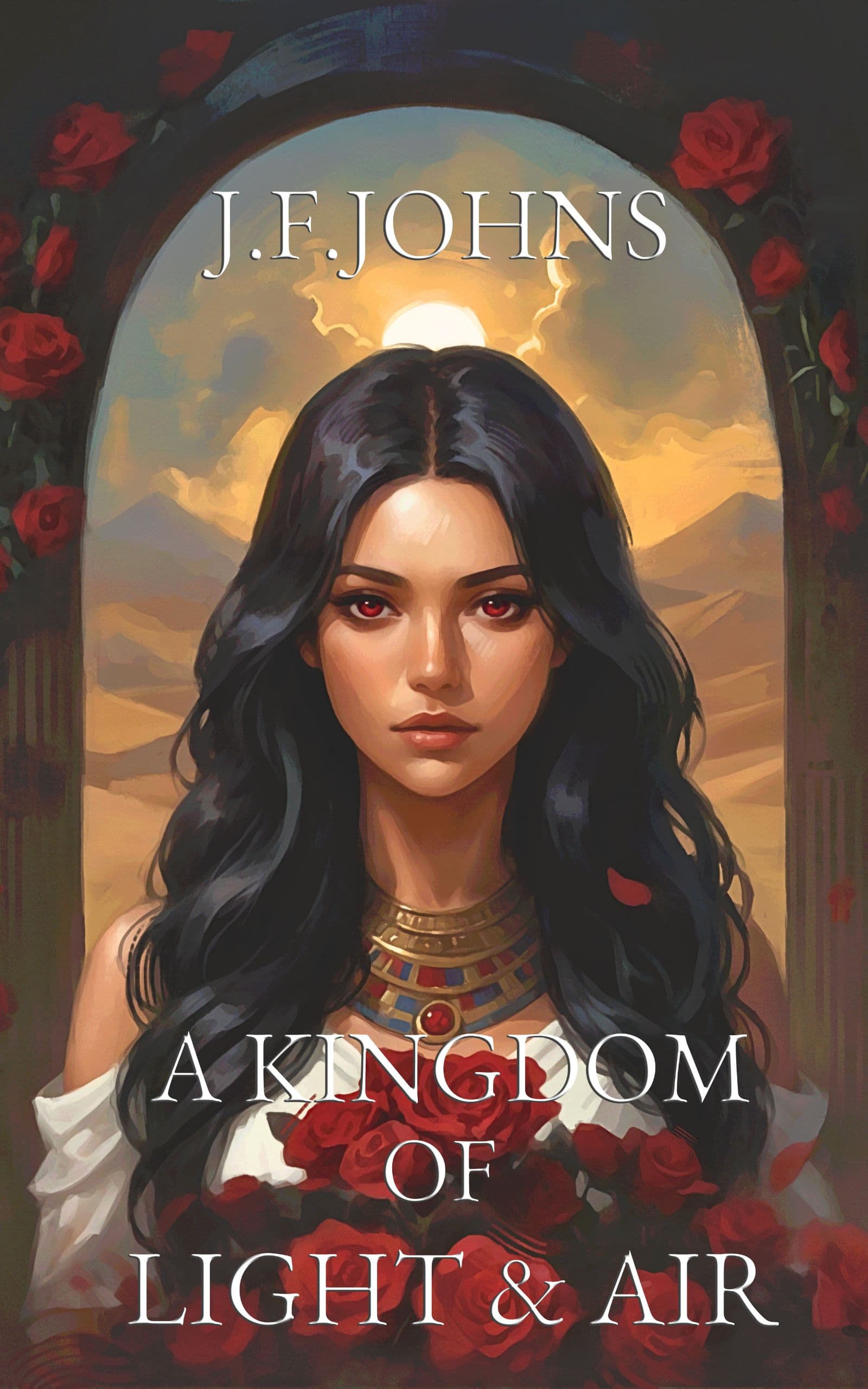 Cover of A kingdom of light and air: Kingdom of gods