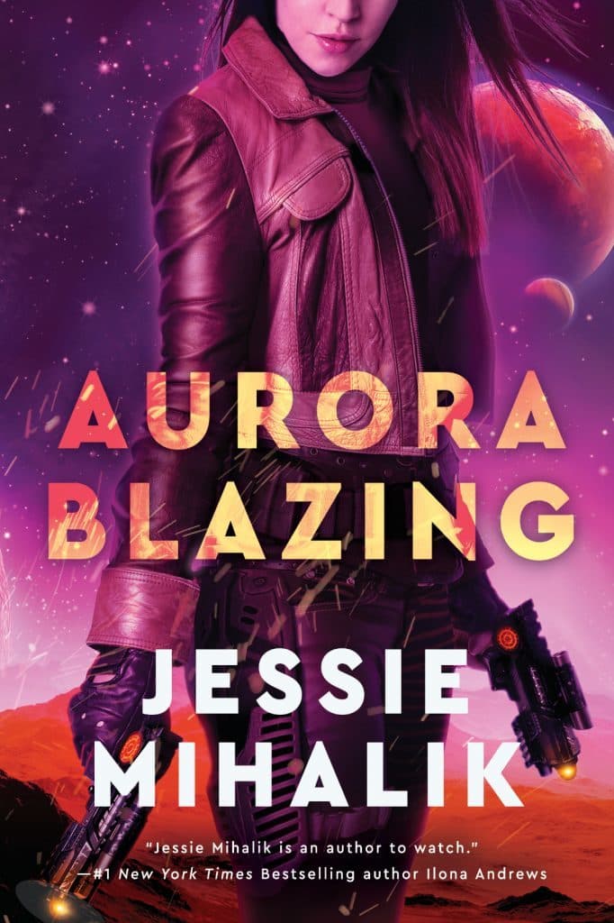 Cover of Aurora Blazing (Consortium Rebellion, #2)