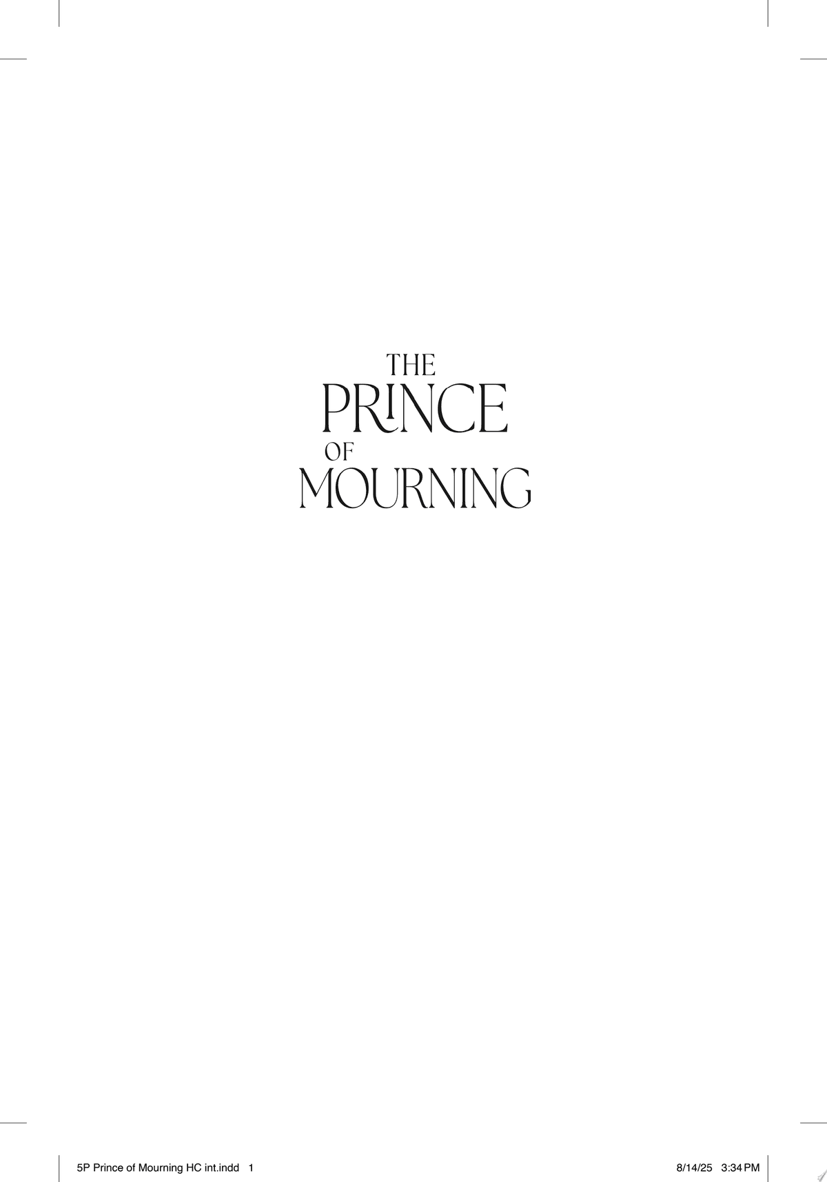 Cover of The Prince of Mourning