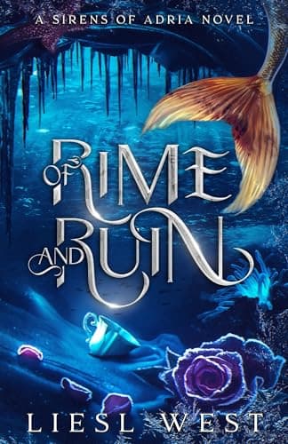 Cover of Of Rime and Ruin: A Beauty and the Beast Winter Mermaid Romance