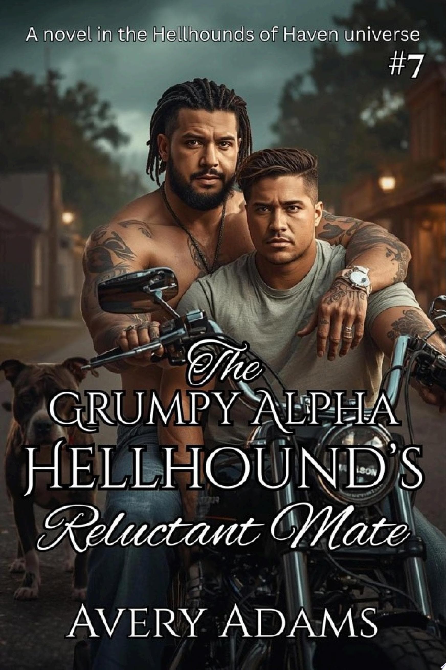 Cover of The Grumpy Alpha Hellhound's Reluctant Mate