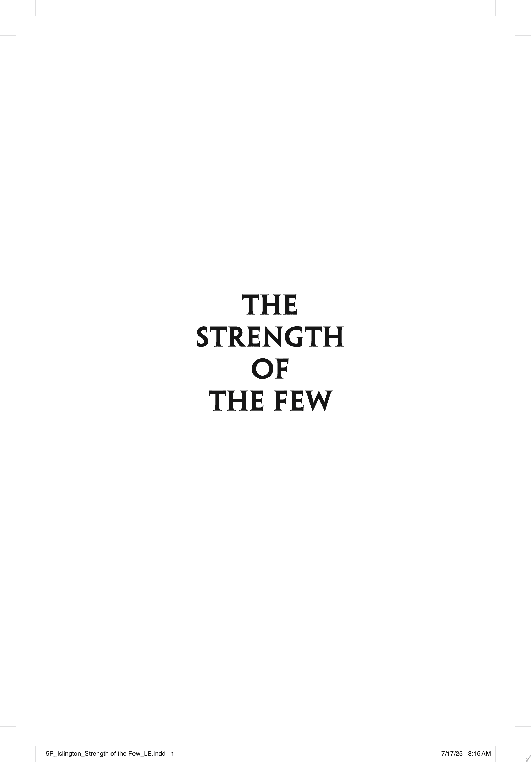 Cover of The Strength of the Few