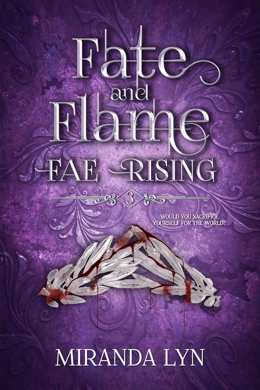 Cover of Fate and Flame (Fae Rising, #3)