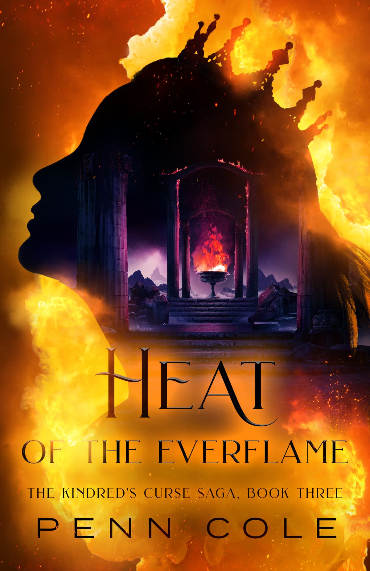 Cover of Heat of the Everflame (Kindred's Curse, #3)
